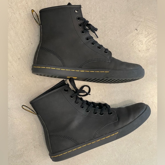 Dr.Martens Cairo Leather Casual Shoes Women’s 7 Black Lace Up Boots - Picture 7 of 15